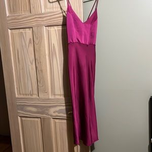 Fuscia hello molly dress